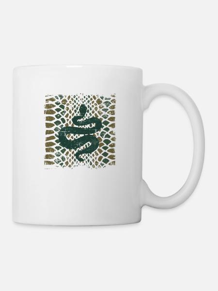 Motif animal serpent vintage cadeau animal serpent - Mug blanc - blanc