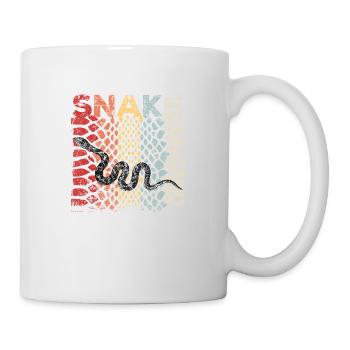 Snake Pattern Vintage Corn Snake Animal Gift - Mug - white - Right