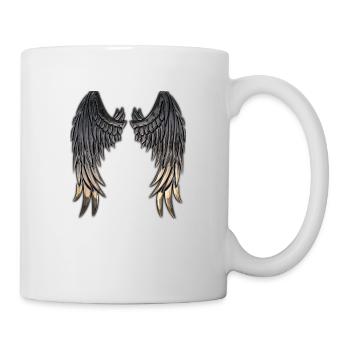Angel raven wings - Mug blanc - blanc - Droite