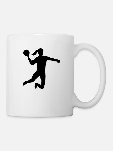 Handball - Mug blanc - blanc