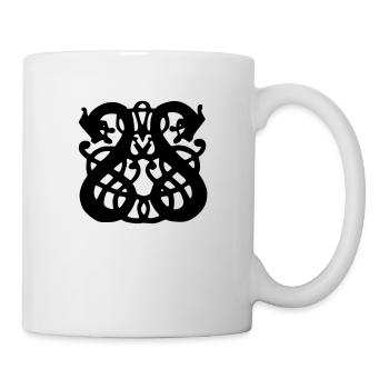 Wikinger - Tasse - Weiß - Rechts
