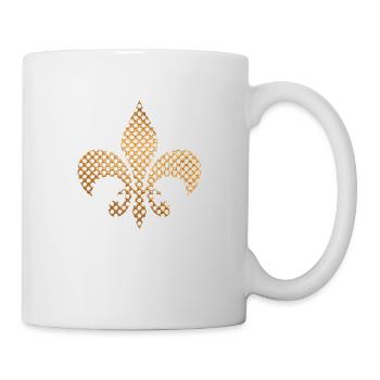 gold royal symbol - Mug blanc - blanc - Droite