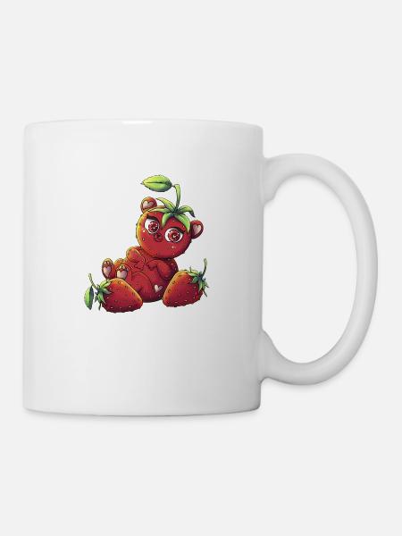 Erdbärchen - Tasse - Weiß