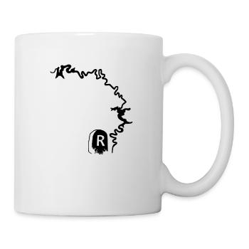Saalekaskade Oberland Thüringen Rennsteig - Tasse - Weiß - Rechts