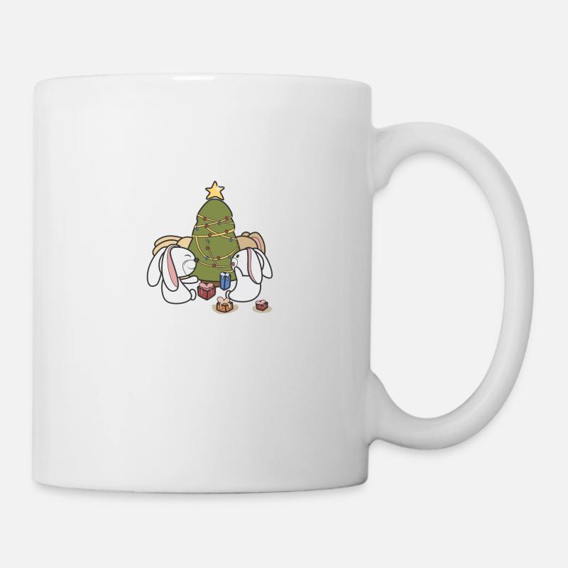 Christmas Rabbit - Tasse - Weiß