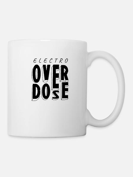Electro Overdose - Tasse - Weiß