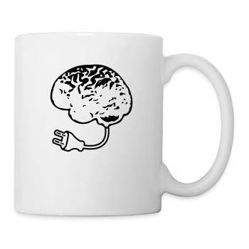 Brain Plug - Mug - white - Right