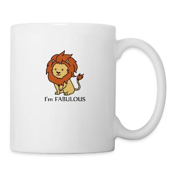 Proud Lion | i ́m FABULOUS - Mug - white - Right