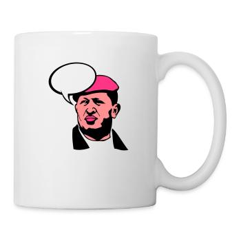 Präsident Hugo Chavez Venezuela Blase - Tasse - Weiß - Rechts