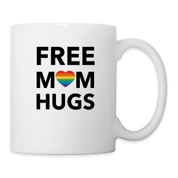 Kostenlose Mama Umarmungen - Tasse - Weiß - Rechts