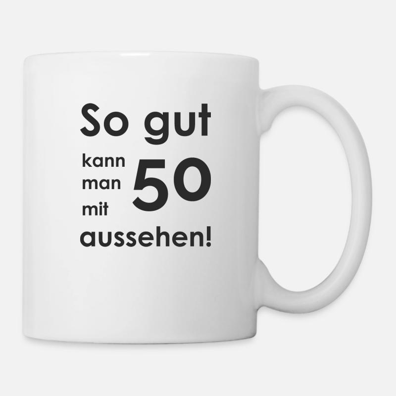 50. Geburtstag - Tasse - Weiß