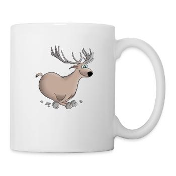 Hirsch - Hirsch - Hirsch - Tasse - Weiß - Rechts