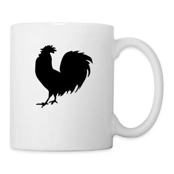 coq - Mug blanc - blanc - Droite