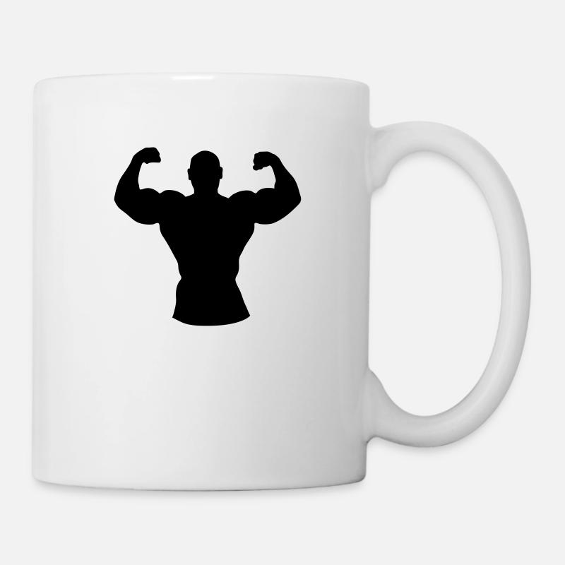 bodybuilding - Tasse - Weiß