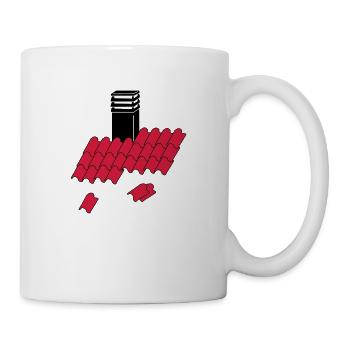 tak _skorstenens_c1 - Mugg - vit - Höger