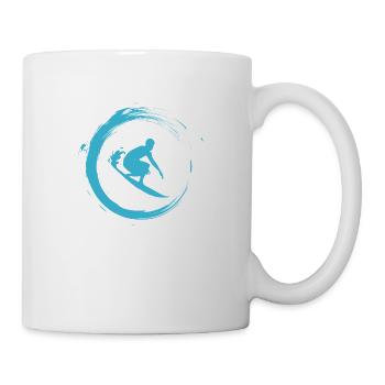Surfer - Tasse - Weiß - Rechts