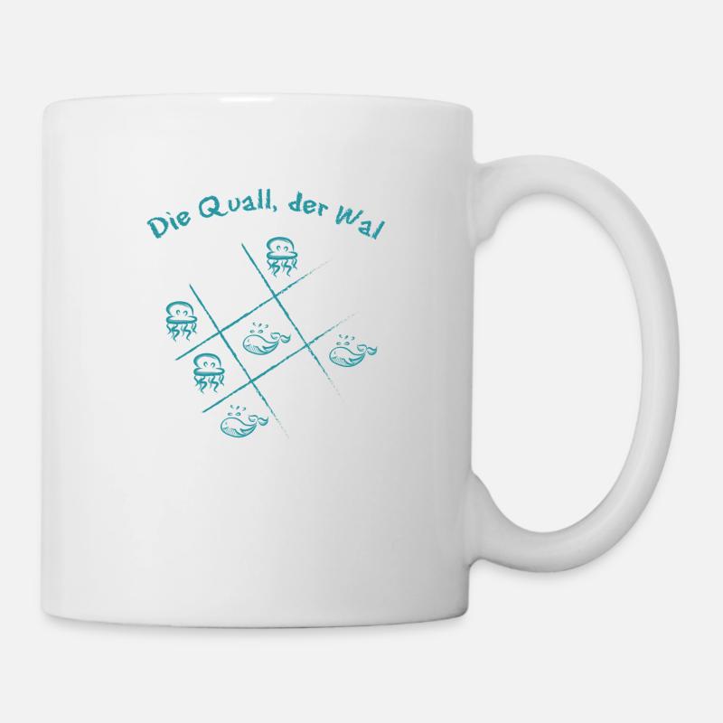 Quall der Wal - Tasse - Weiß