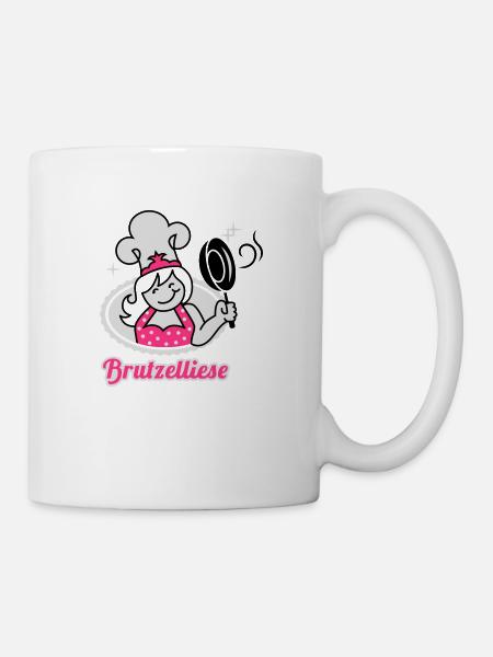 Cook - kitchen - cooking - grilling - barbecue - - Mug - white