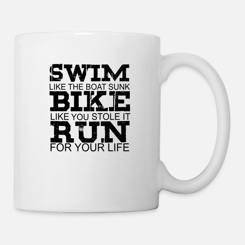 Triathlon - Mug - white