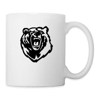 roaring_bear - Tasse - Weiß - Rechts