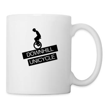 Unicycle, Downhill, A, wheel, unicycle rider,bike - Mug - white - Right