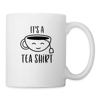 Its a tea shirt - Mug - white - Right