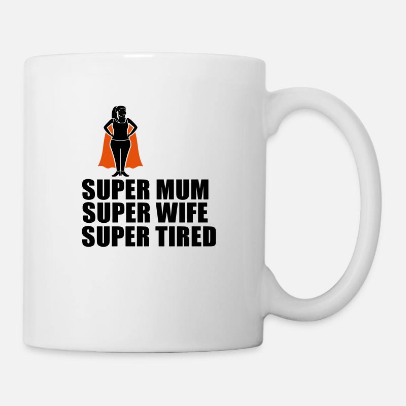 Super maman citation - Mug blanc - blanc
