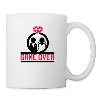 Game Over - Tasse - Weiß - Rechts
