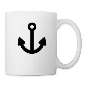 ancre - Mug blanc - blanc - Droite