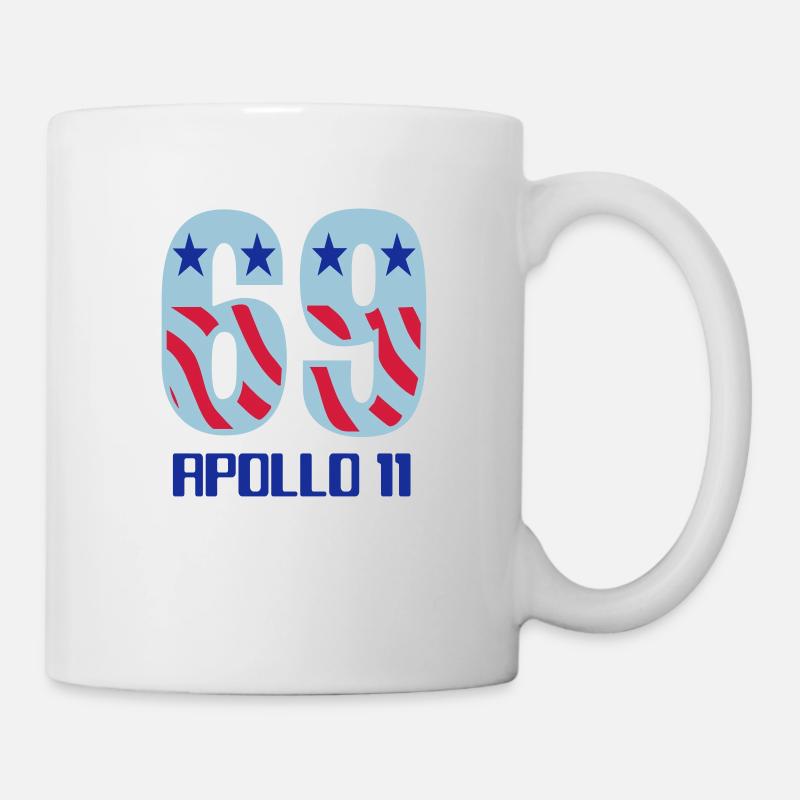 69 APOLLO 11 USA - Tasse - Weiß