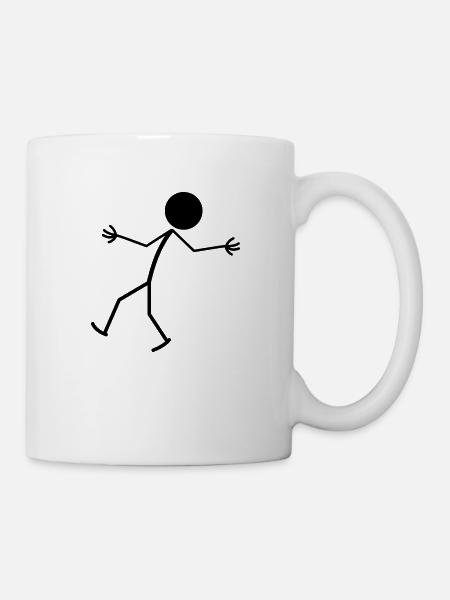 Happy Man - Tasse - Weiß