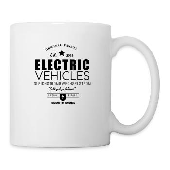 Electric-Vehicle-Fanboy Elektroauto Elektro Auto - Tasse - Weiß - Rechts