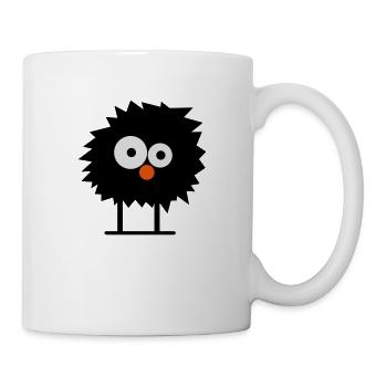 Fusselmonster - Tasse - Weiß - Rechts