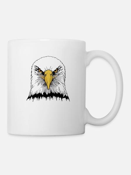 Eagle head - Mug - white