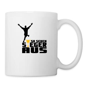 So sehen Sieger aus - Tasse - Weiß - Rechts