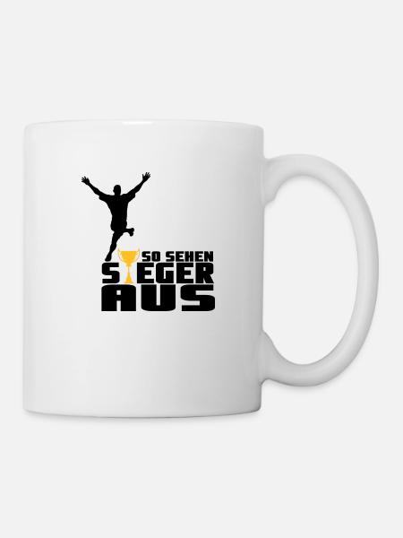 So sehen Sieger aus - Tasse - Weiß