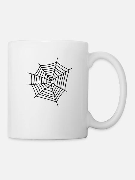 spinnengewebe_f1 - Mug blanc - blanc