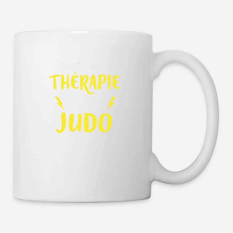 Thérapie judo cadeau - Mug blanc - blanc