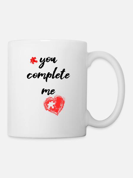 You complete me - Mug - white