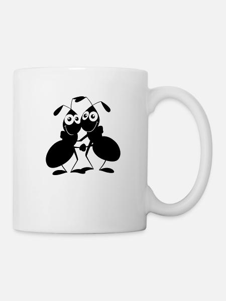 couple ant - Mug - white