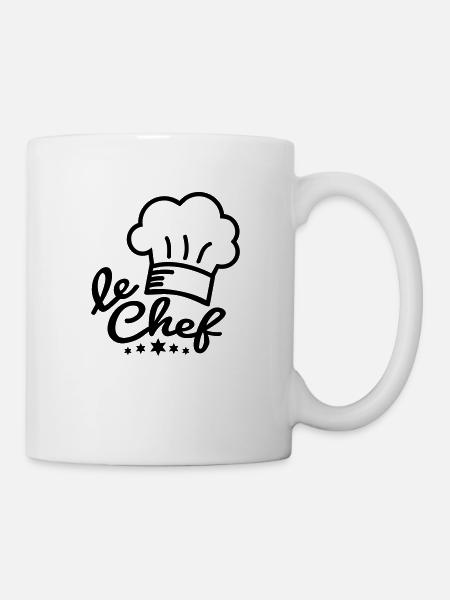 chef_cook__f1 - Tasse - Weiß