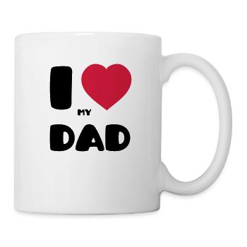 I Love my Dad - Mug - white - Right