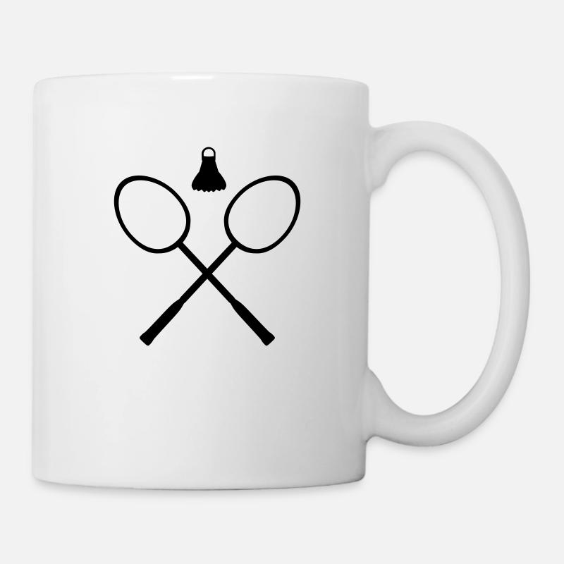 Badminton - Mug blanc - blanc