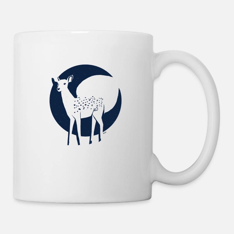 BuJa cerf2 - Mug blanc - blanc