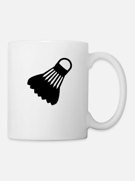 Badminton - Tasse - Weiß