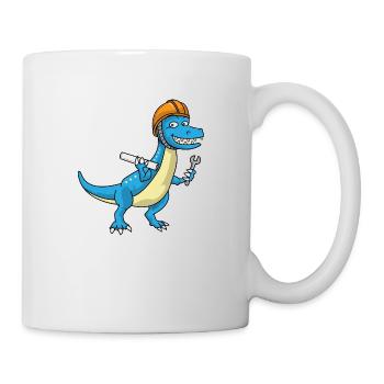Dino Engineer Technician Tool Gift - Mug - white - Right