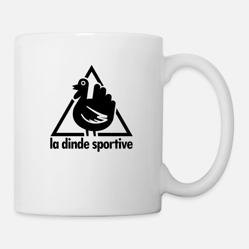 La dinde sportive - Mug blanc - blanc