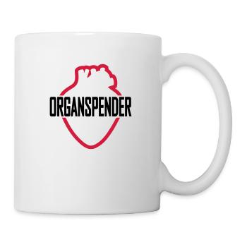 Organspender - Tasse - Weiß - Rechts