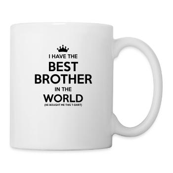 i have the best brother in the world - Mug - white - Right