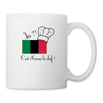 Nonna le chef - Mug blanc - blanc - Droite